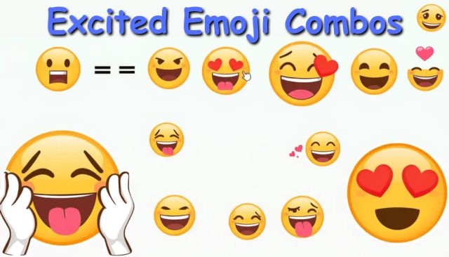 Excited Emoji Combos | ‎(๑>ᴗ